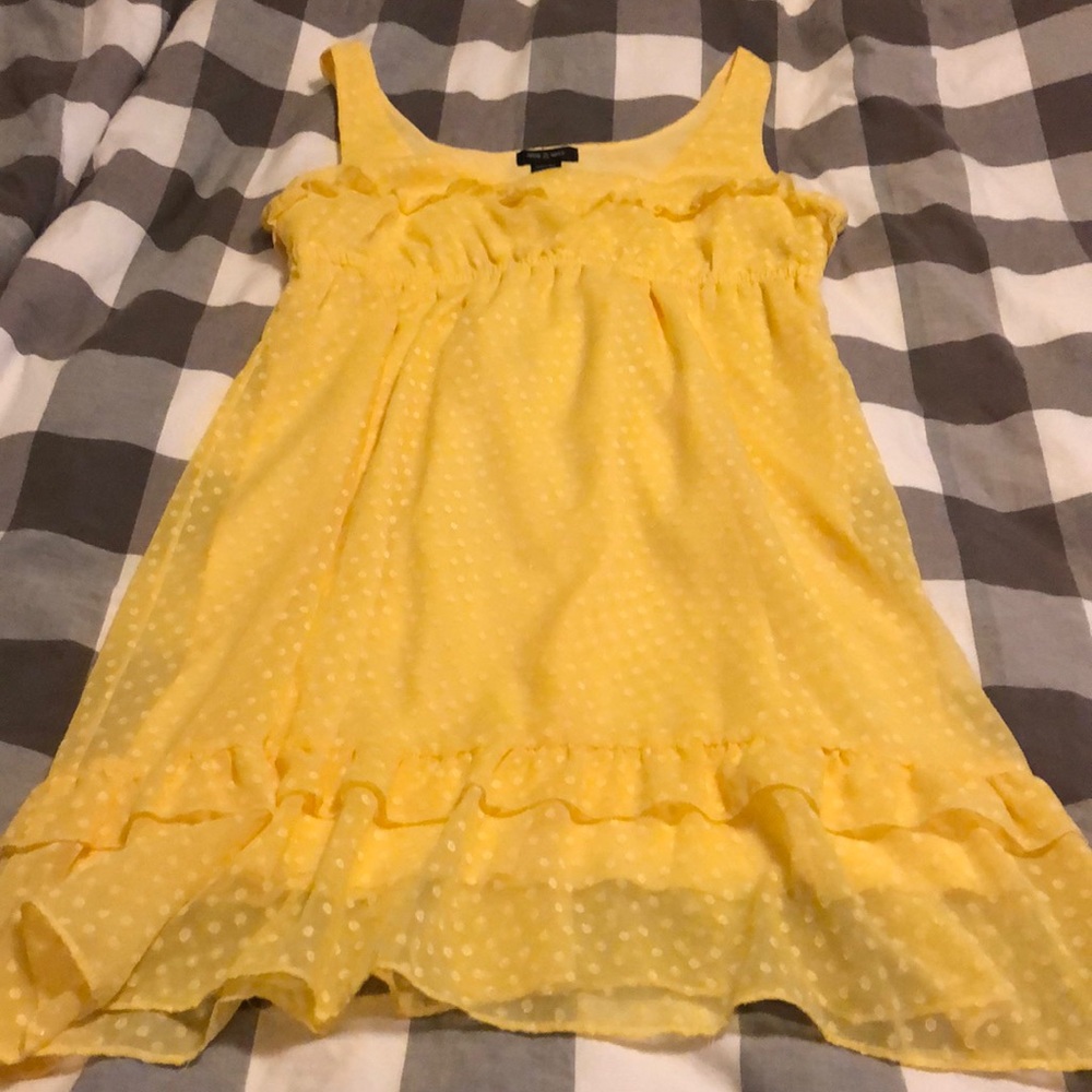 Yellow summer dress